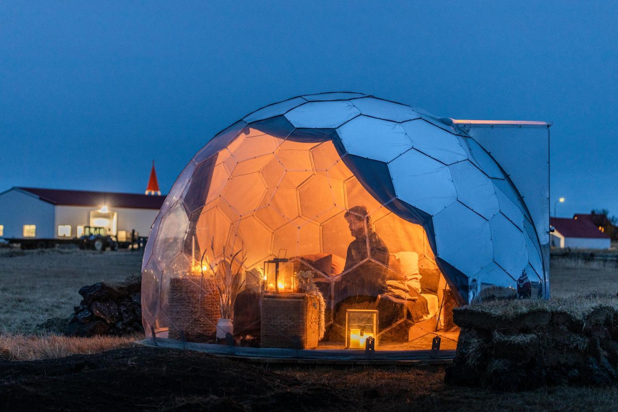 Helja Stay Glamping Domes Hella Bagian luar foto